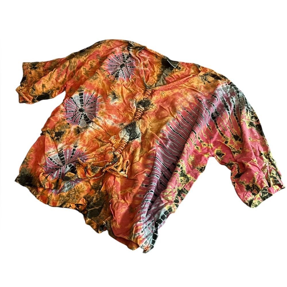 Tie-dye bohemian Women's Top